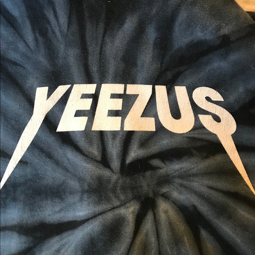 Tie Dye Yeezus Reaper Rose Hoodie - Picture 5 of 6